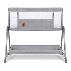 Кроватка Lionelo приставная Luna Grey Concrete Фото 2