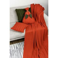 Плед Прованс Happy Fall Kosa Оранжевый 130х170 см Фото 1