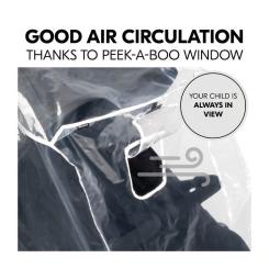 Дождевик на коляску Hauck Pushchair Raincover Duo Фото 3