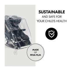 Дождевик на коляску Hauck Pushchair Raincover Duo Фото 4