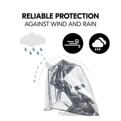 Дождевик на коляску Hauck Pushchair Raincover Duo Фото 5