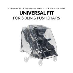 Дождевик на коляску Hauck Pushchair Raincover Duo Фото 6