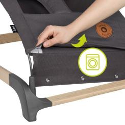 Кресло-качалка Lionelo шезлонг June grey stone Фото 10