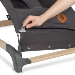 Кресло-качалка Lionelo шезлонг June grey stone Фото 7