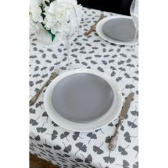 Скатерть Прованс MACAO гинкго серый 133х180 см Фото 1