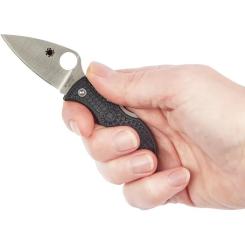 Нож Spyderco Manbug Lightweight Leaf Black Фото 4