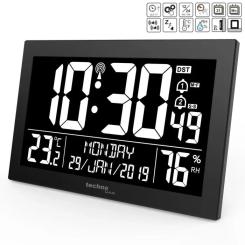 Настенные часы Technoline WS8017 Black Фото 2