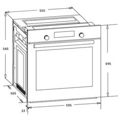 Духовой шкаф HEINNER HBO-S567LDTGC-IX Фото 2