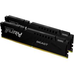 Модуль памяти для компьютера Kingston Fury (ex.HyperX) DDR5 16GB (2x8GB) 5600 MHz Beast Black Фото 1