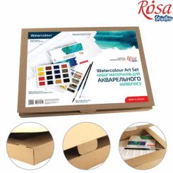 Художественный набор Rosa материалов для акварельной живописи Фото