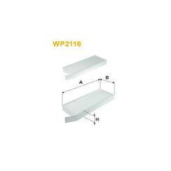 Фильтр салона Wixfiltron WP2116 Фото