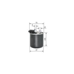 Фильтр топливный Bosch F026402838 Фото 4
