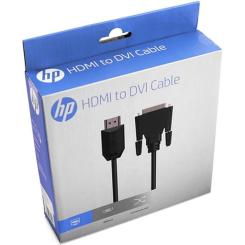 Кабель мультимедийный HP HDMI M to DVI M 3.0m 4K60Hz 24+1pin Фото 2