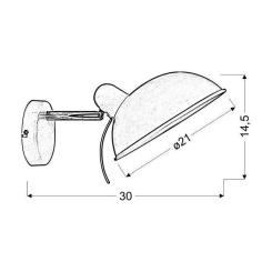 Бра Candellux 21-51448 DURIO Фото 1