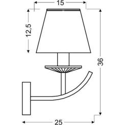 Бра Candellux 21-84418 VALENCIA Фото 1
