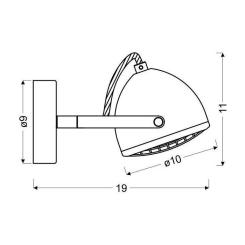 Бра Candellux 91-67999 PENT Фото 1