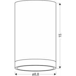 Светильник точечный Candellux 2282879 TUBA Фото 1