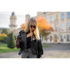 Термокружка Ardesto Coffee Time 450 мл Брунатна Фото 4