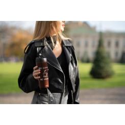 Термокружка Ardesto Coffee Time 450 мл Брунатна Фото 6