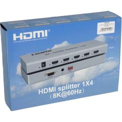 Разветвитель PowerPlant HDMI 8K 1x4 Фото 4