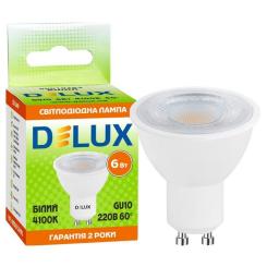 Лампочка Delux 6Вт 4100K 220В GU10 Фото 2