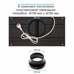 Вытяжка кухонная Eleyus URBAN 800 LED 52 BL Фото 9