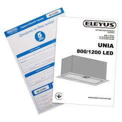 Вытяжка кухонная Eleyus UNIA 1200 LED 52 BL Фото 10