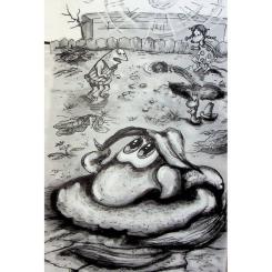 Книга А-ба-ба-га-ла-ма-га Новi пригоди Вужа Ониська, або Корова часу - Сашко Фото 7