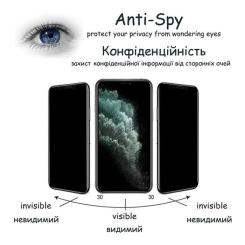 Стекло защитное Drobak Anty Spy Samsung Galaxy A24 (Black) Фото 5