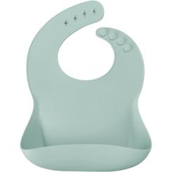 Нагрудничек MinikOiOi Basics-Bib силіконовий 100 (River Green) Фото