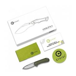 Нож Civivi Hypersonic Darkwash Green G10 Фото 8