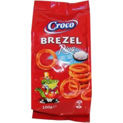Соломка Croco Brezel Кольцами соленая 100 г Фото