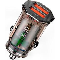 Зарядное устройство XO CC49 2USB 2.4A (Black/Brown) Фото