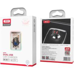Зарядное устройство XO CC49 2USB 2.4A (Black/Brown) Фото 1