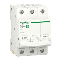 Автоматический выключатель Schneider Electric RESI9 6kA 3P 63A C Фото