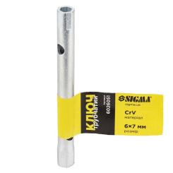 Ключ Sigma трубчастий 6x7мм Фото 1