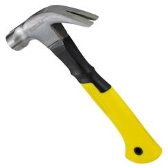 Молоток Sigma з цвяходером 225г фібергласова ручка (магніт) Фото 1