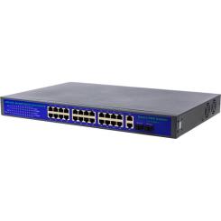 Коммутатор сетевой PowerPlant POE2404L Фото