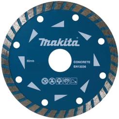 Круг отрезной Makita алмазний по бетону турбо 230х22.23 мм Фото