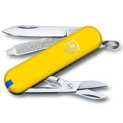 Нож Victorinox Classic SD Ukraine Жовто-синій Фото 2