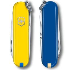 Нож Victorinox Classic SD Ukraine Жовто-синій Фото 5