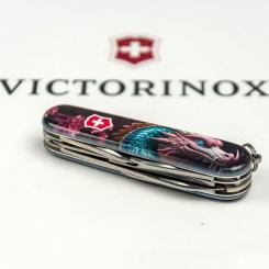 Нож Victorinox Climber Zodiac Лазурний дракон Фото 5