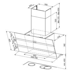 Вытяжка кухонная Faber Steelmax Ev8 Led Bk A80 Фото 3