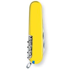Нож Victorinox Huntsman Ukraine 91 мм Синьо-жовтий Фото 4