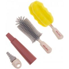 Щеточка для мытья бутылочек Akuku набор Фото 1