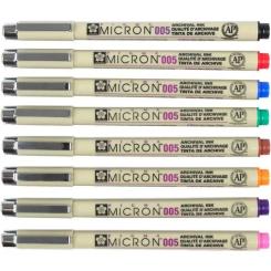 Лайнер Sakura Pigma Micron (0.05) 0,2мм Красный Фото 2