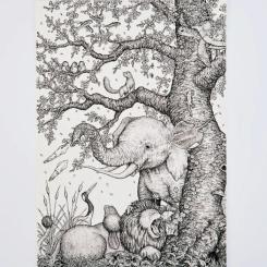 Лайнер Sakura Pigma Micron (0.05) 0,2мм Красный Фото 6