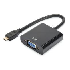 Переходник Digitus MicroHDMI to VGA (M/F) Full HD Фото