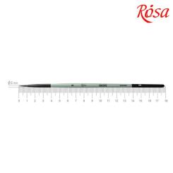 Кисточка для рисования Rosa Єнот круглий OASIS 188, № 0 Фото