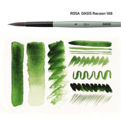 Кисточка для рисования Rosa Єнот круглий OASIS 188, № 0 Фото 1